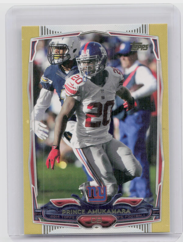 2014 Topps Prince Amukamara Gold SN2014 #331 Giants