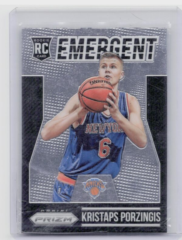 2015-16 Prizm Kristaps Porzingis #10 Knicks Emergent