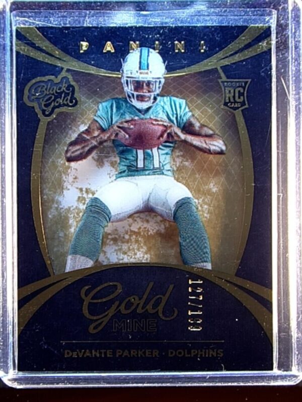 2015 Black Gold DeVante Parker /199 #RGM-7 Dolphins Rookie Goldmine