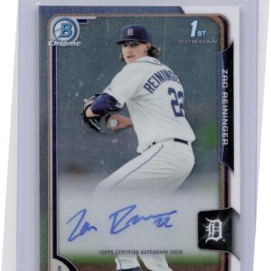 2015 Bowman Chrome Zac Reininger Auto #BCAP-ZR Tigers Prospect Autographs Wave