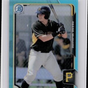 2015 Bowman Draft Reese McGuire Chrome Blue Sky Refractors #166 Pirates