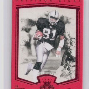 2015 Panini Gridiron Kings Tim Brown Red Framed #175 Raiders