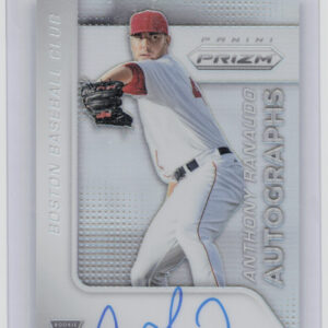 2015 Panini Prizm Anthony Ranaudo AU #54 Sox Rookie Autographs Prizms