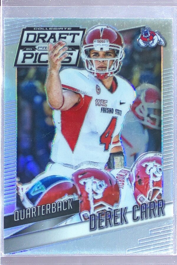 2015 Prizm Collegiate Draft Picks Derek Carr Prizms #32 Bulldogs