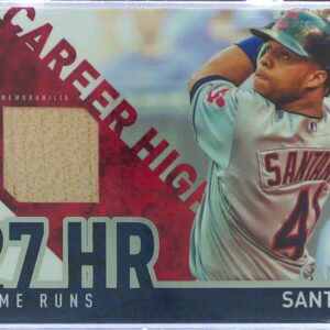 2015 Topps Carlos Santana JSY #CRH-CS Indians Career High Relics (Series One)