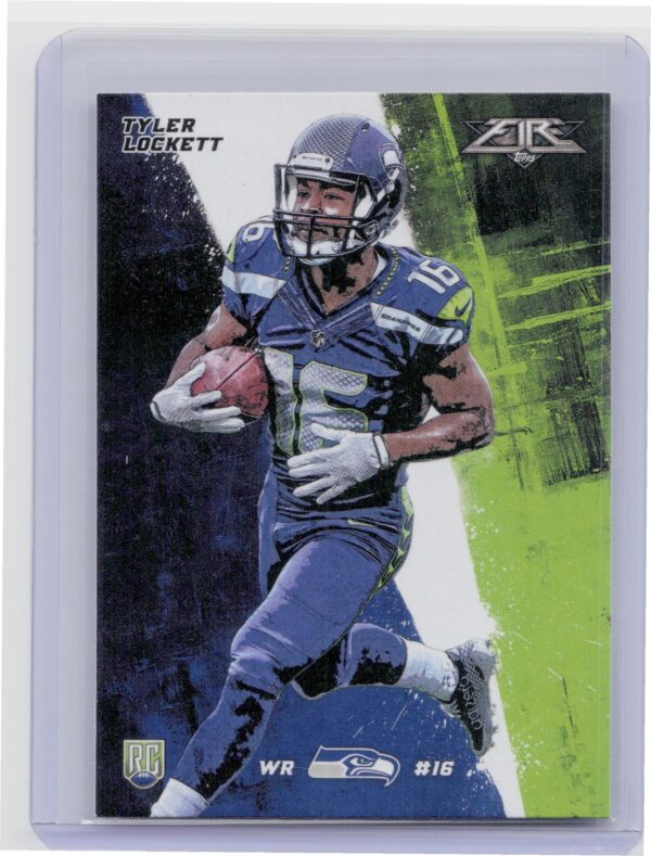 2015 Topps Fire Tyler Lockett #22 Seahawks Rookies