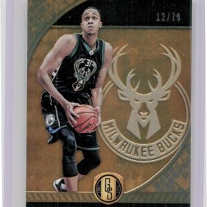 2016-17 Panini Gold Standard John Henson AU SN79 #84 Bucks