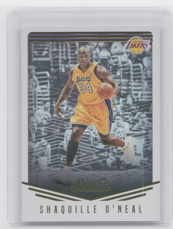2016-17 Panini Studio Shaquille O'Neal #73 Lakers
