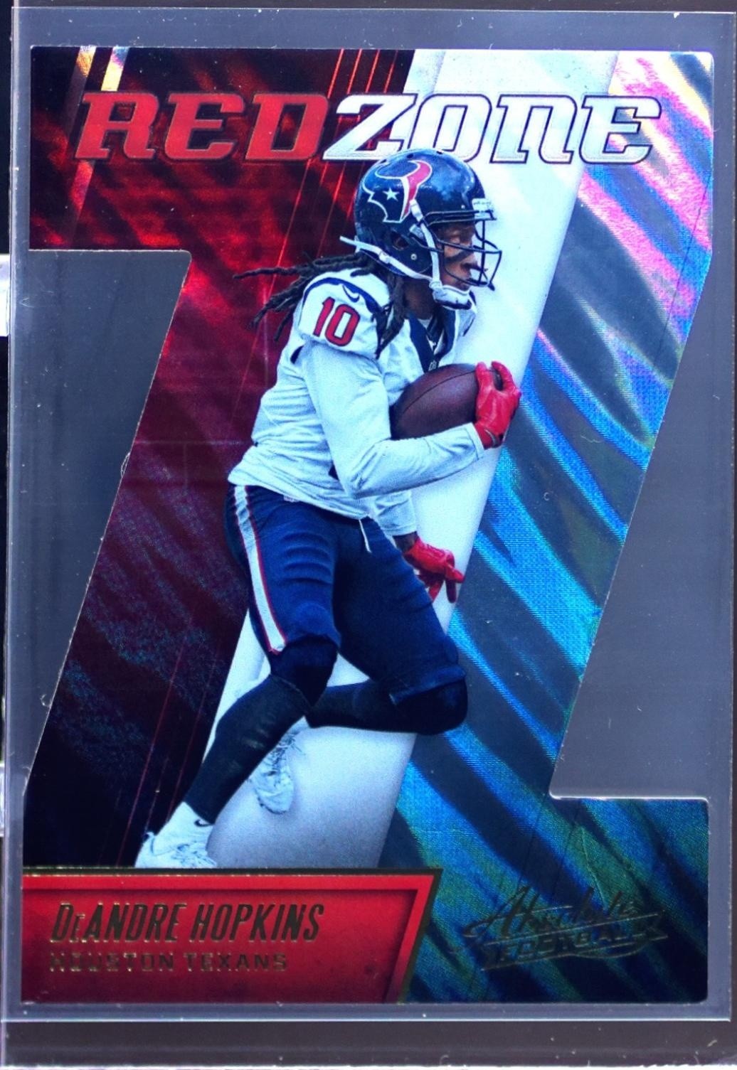 2016 Absolute DeAndre Hopkins #10 Texans Red Zone Die Cut