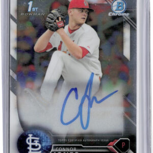 2016 Bowman Draft Connor Jones AU #CDA-CJ Cardinals Chrome Draft Pick Autographs