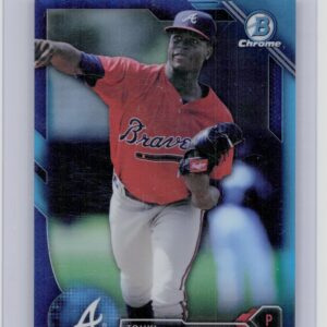 2016 Bowman Draft Touki Toussaint Chrome Blue Refractor /150 #BDC-177 Braves