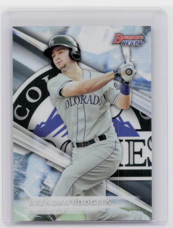 2016 Bowman's Best Brendan Rodgers #TP-2 Rockies Top Prospects Refractor