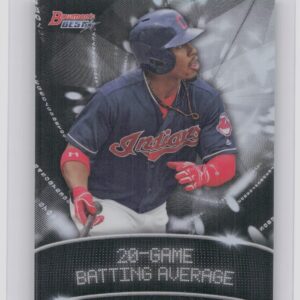 2016 Bowman's Best Francisco Lindor #SL-FL Indians Stat Lines