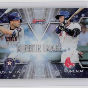 2016 Bowman's Best Jose Altuve  / Yoan Moncada #MI-16 Sox Mirror Image