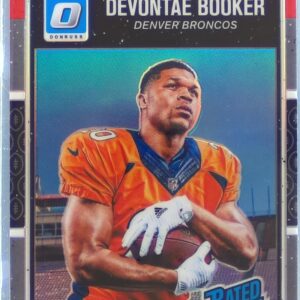 2016 Donruss Optic Devontae Booker Red and Yellow RC #166 Broncos