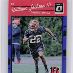 2016 Donruss Optic William Jackson III Blue SN149 #148 Bengals