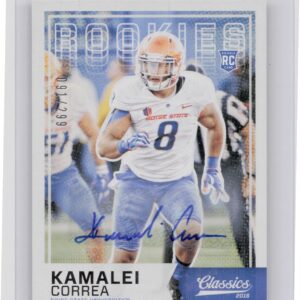 2016 Panini Classics Kamalei Correa AU SN299 #282 Broncos Significant Signatures