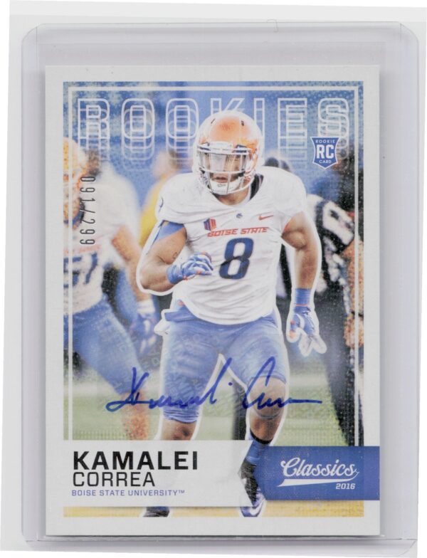 2016 Panini Classics Kamalei Correa AU SN299 #282 Broncos Significant Signatures