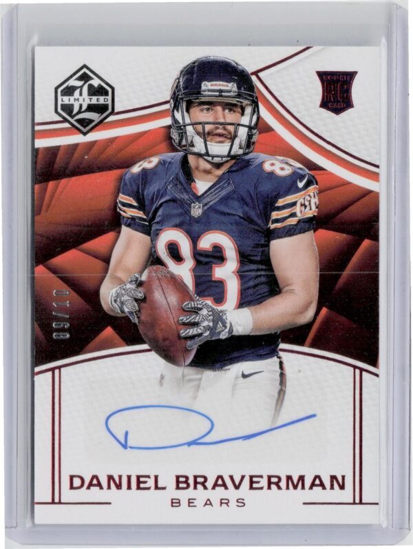 2016 Panini Limited Daniel Braverman Ruby Spotlight AU SN10 #176 Bears