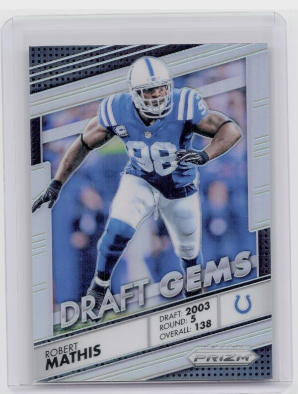 2016 Panini Prizm Robert Mathis #2 Colts Draft Gems
