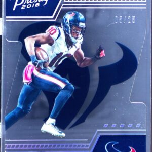 2016 Prestige DeAndre Hopkins /25 #25 Texans Team Logos Die Cut