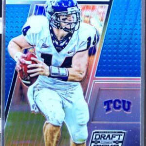 2016 Prizm Collegiate Draft Picks Andy Dalton Prizms Blue #9 Frogs