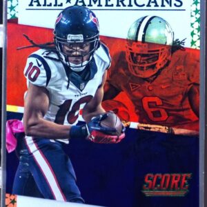 2016 Score DeAndre Hopkins /20 #15 Texans All Americans Jumbo Green