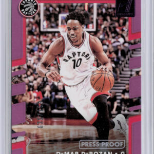 2017-18 Donruss DeMar DeRozan Press Proof Purple SN199 #136 Raptors