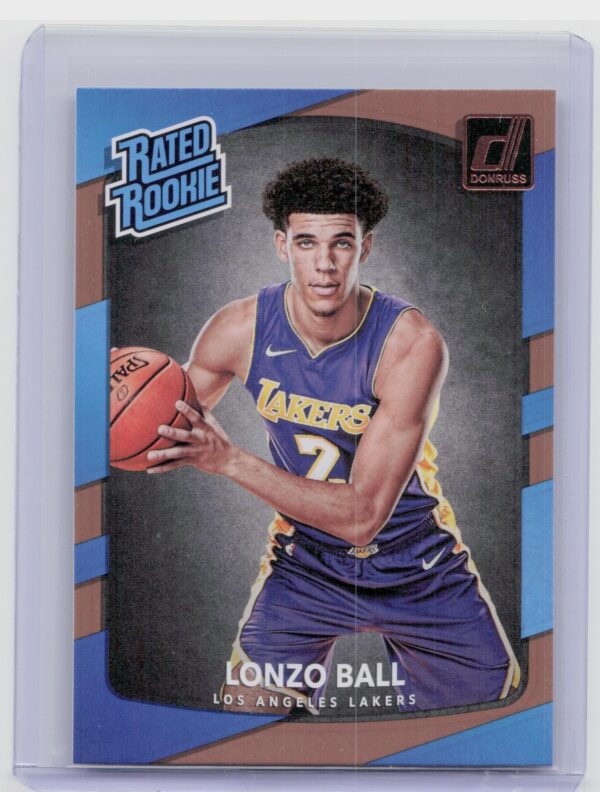 2017-18 Donruss Lonzo Ball RC #199 Lakers