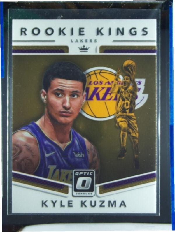 2017-18 Donruss Optic Kyle Kuzma #25 Lakers Rookie Kings