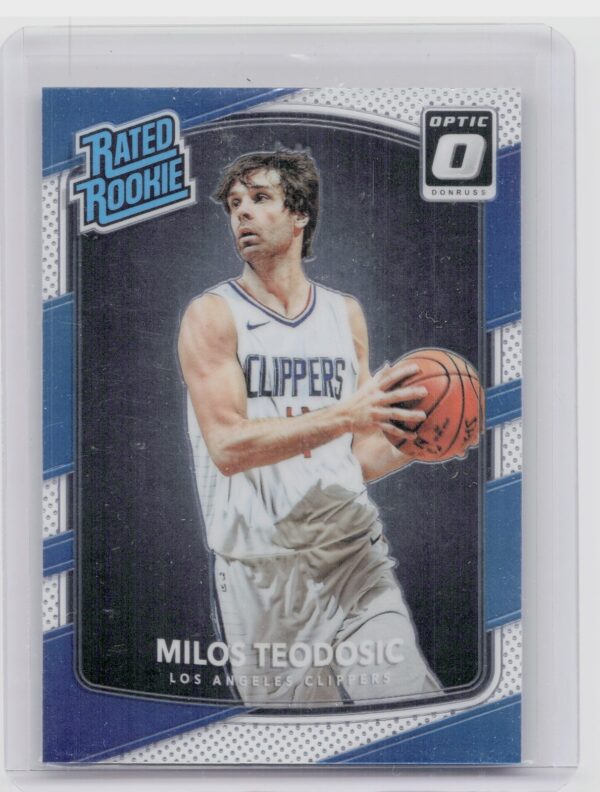 2017-18 Donruss Optic Milos Teodosic RC #155 Clippers