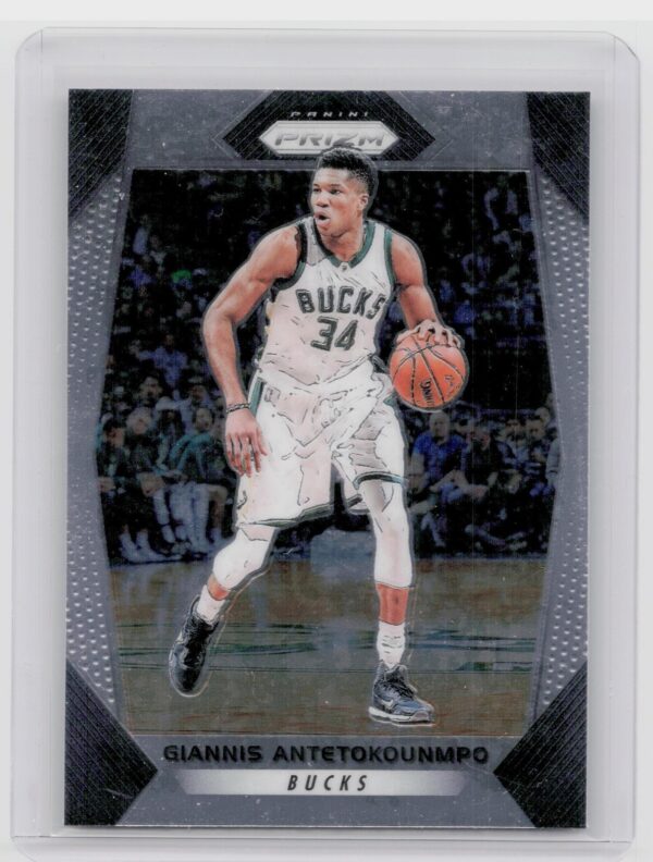 2017-18 Prizm Giannis Antetokounmpo #182 Bucks