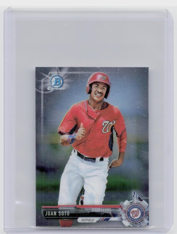 2017 Bowman Chrome Mini Juan Soto #BCP180 Nationals