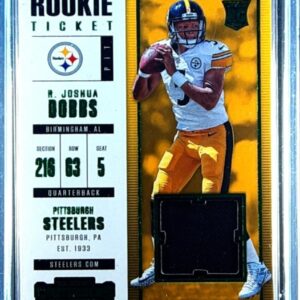 2017 Contenders R. Joshua Dobbs JSY #SW-6 Steelers Rookie Ticket Swatches