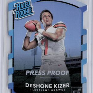 2017 Donruss DeShone Kizer Press Proof Silver Die Cut SN75 #304 Browns