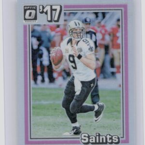 2017 Donruss Optic Drew Brees #3 Saints 1981 Tribute