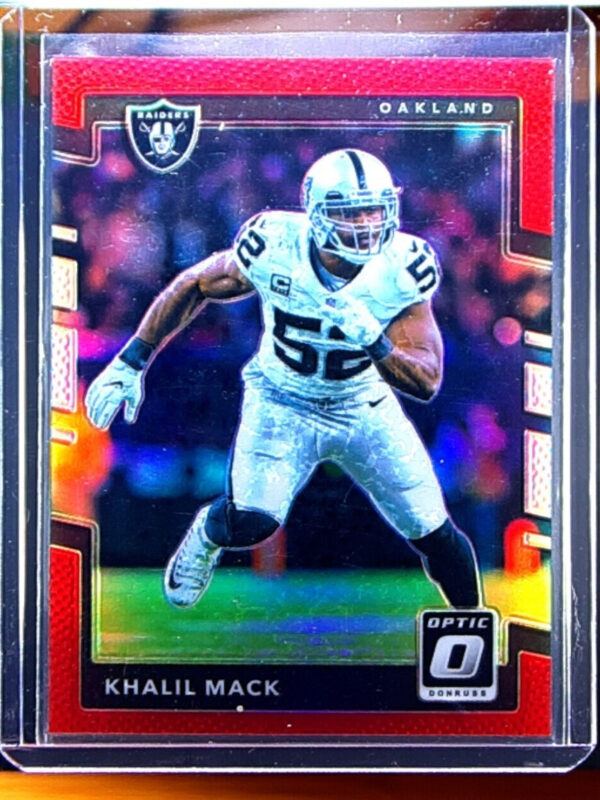 2017 Donruss Optic Khalil Mack Red SN99 #84 Raiders