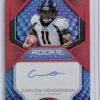 2017 Panini Certified Carlos Henderson AU SN50 #12 Broncos Rookie Roll Call Sign