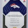 2017 Panini Certified Carlos Henderson AU SN50 #12 Broncos Rookie Roll Call Sign - Image 3