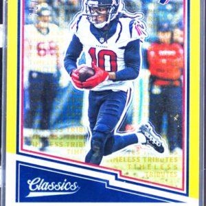 2017 Panini Classics DeAndre Hopkins Timeless Tributes Gold /99 #9 Texans