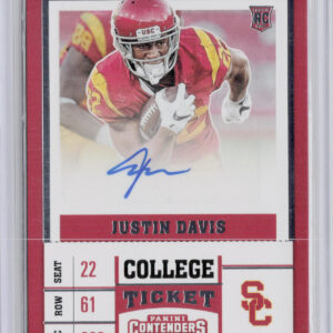 2017 Panini Contenders Draft Picks Justin Davis #161 Trojans
