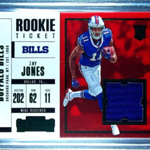 2017 Panini Contenders Zay Jones MEM VAR #SW-33 Bills Rookie Ticket Swatches