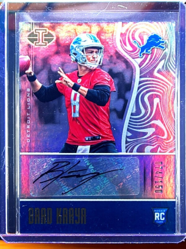 2017 Panini Illusions Brad Kaaya AU SN150 RC #141 Lions