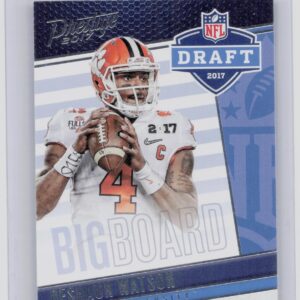 2017 Panini Prestige Deshaun Watson #12 Tigers Draft Big Board