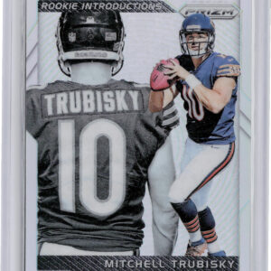 2017 Panini Prizm Mitchell Trubisky #6 Bears Rookie Introductions Prizm