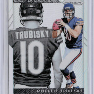 2017 Panini Prizm Mitchell Trubisky #6 Bears Rookie Introductions Prizm