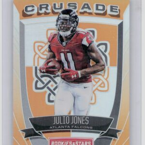 2017 Panini Rookies & Stars Julio Jones #24 Falcons Crusade Orange