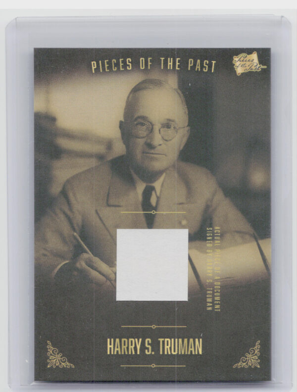 2017 The Bar Pieces of the Past Volume Two:  Harry S. Truman