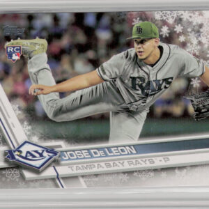 2017 Topps Holiday Jose De Leon RC #HMW199 Rays