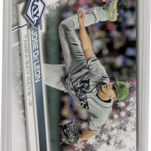 2017 Topps Holiday Jose De Leon RC #HMW199 Rays